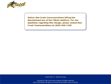 Tablet Screenshot of beecreek.fidesic.com